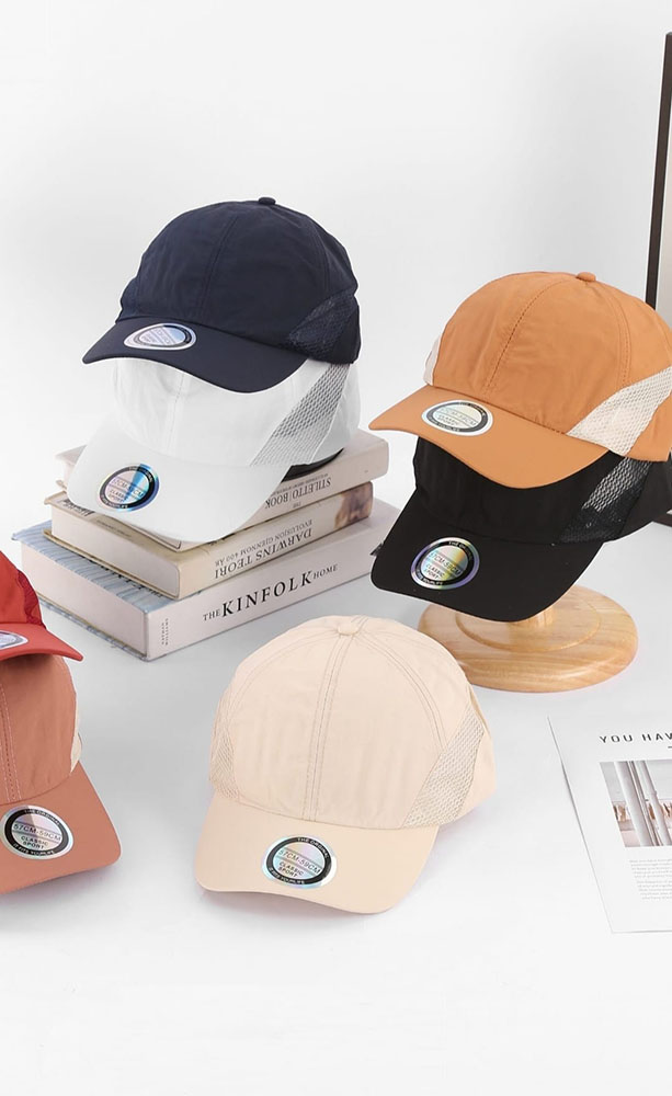 Gorra unisex con rejilla