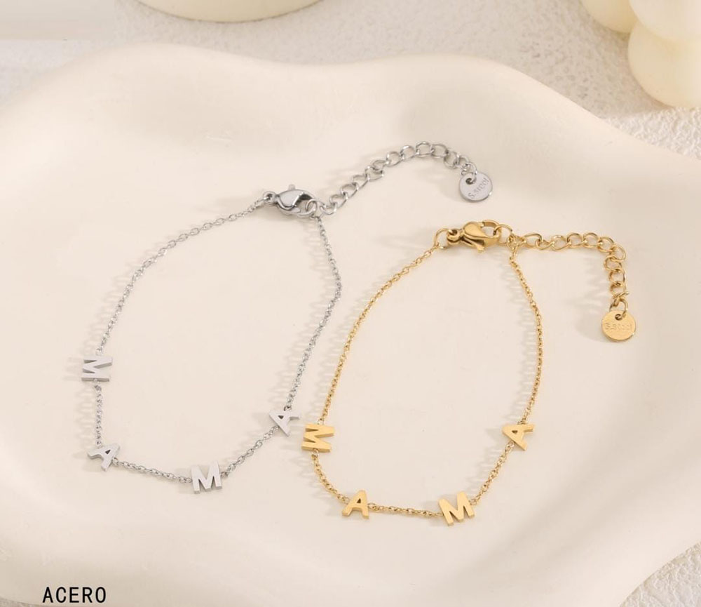 Pulsera Acero Mamá