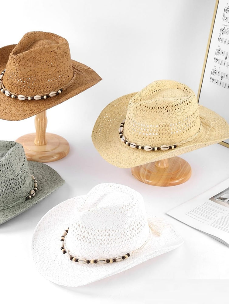 Sombrero cowboy conchas