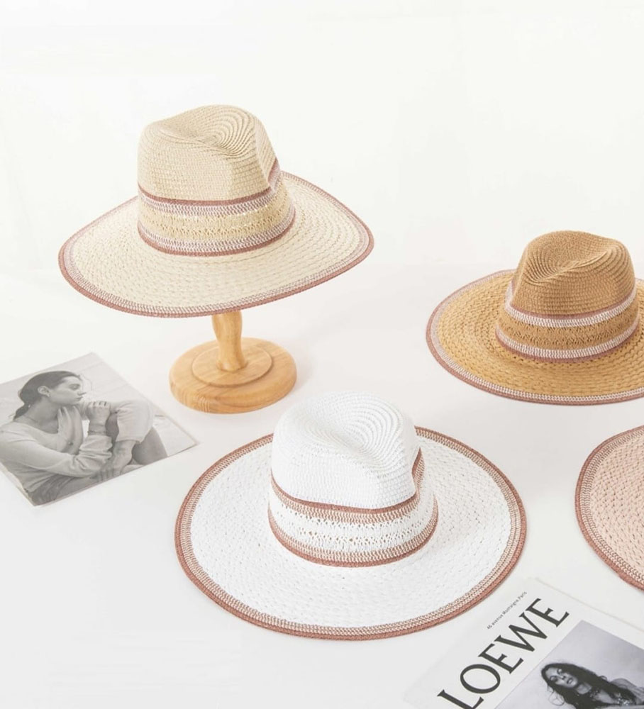 Sombrero mujer bicolor
